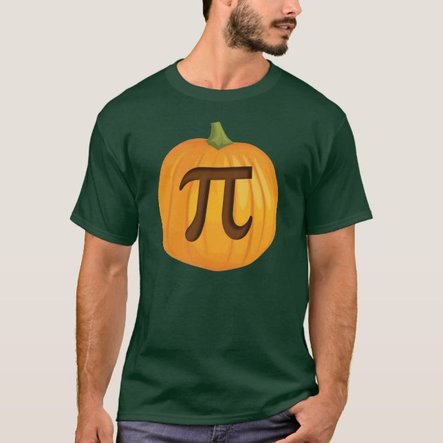 T-shirt Tarte de citrouille de Halloween pi (Devant)
