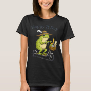 T-shirt Tarte jour heureux 3.14 scooter grenouille profess