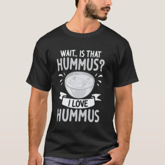 T-shirt Tartinade de houmous nourriture arabe recette véga