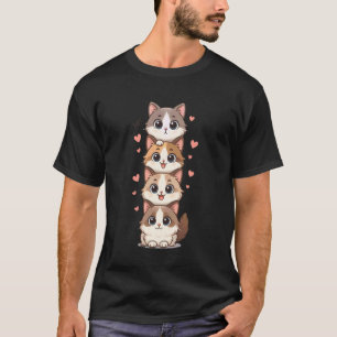 T-shirt Tas de chatons drôles mignons Ragdoll