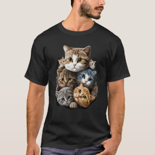 T-shirt Tas de chats et de chatons sérieusement mignons