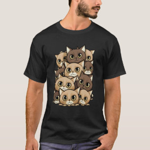 T-shirt Tas de chats et de chatons sérieusement mignons 3