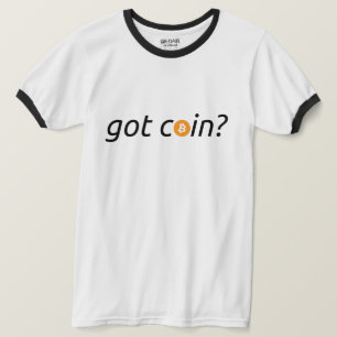 T-shirt « t'as de la tune ? » Bitcoin BTC Chemise Ringer