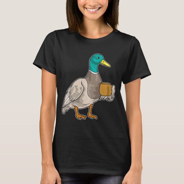 T-shirt Tasse à café Canard (Devant)