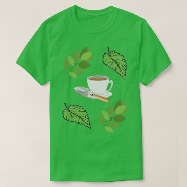 T-shirt Tasse de café Gardener 2 (Design devant)