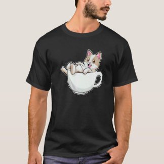 T-shirt Tasse de thé de chat
