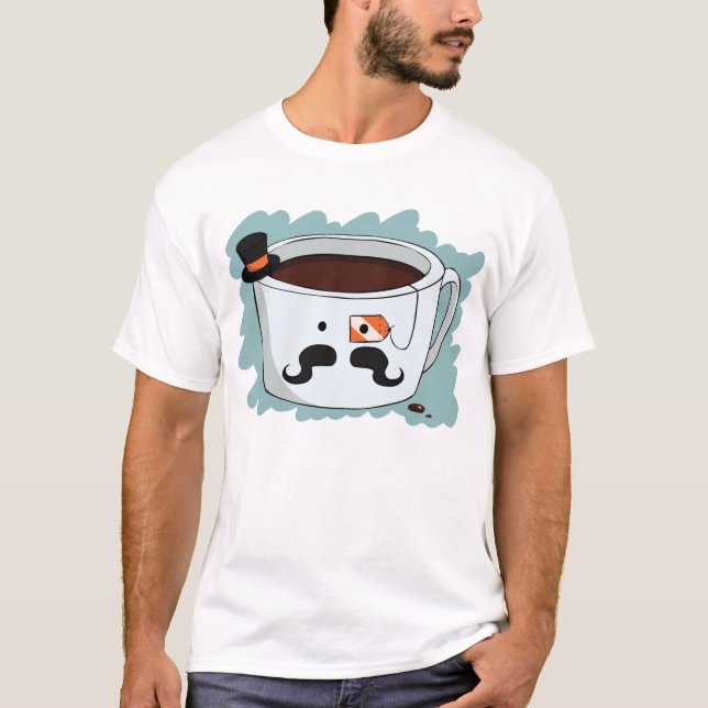 T-shirt Tasse de thé de Tophat (Devant)