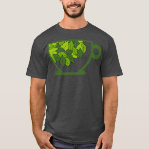 T-shirt tasse de tisane biologique pour une vie saine