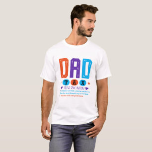 T-shirt Tasse Drôle de Taxe Papa – Fête des Pères
