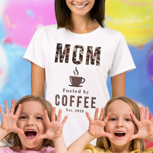 T-shirt Tasse drôle pour maman amatrice de café Fête des M