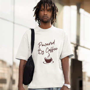 T-shirt Tasse minimaliste pleine de café - Art drôle de ca