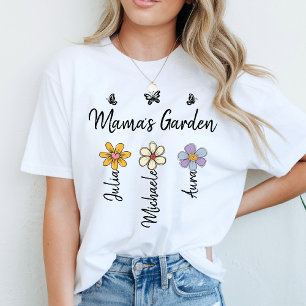 T-shirt Tasse personnalisée avec noms de fleurs de naissan