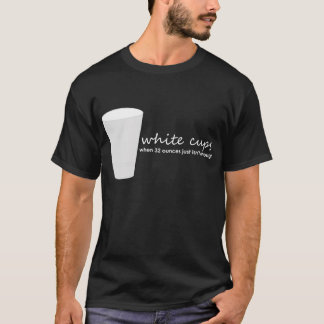 T-shirt Tasses blanches