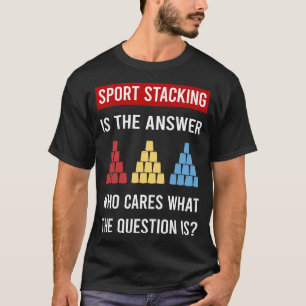 T-shirt Tasses d'empilage de sport Empilage de coupelles E