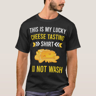 T-shirt Tasting de fromage de la chemise porte-bonheur