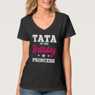 T-shirt Tata de l'anniversaire Princess Party Anniversaire