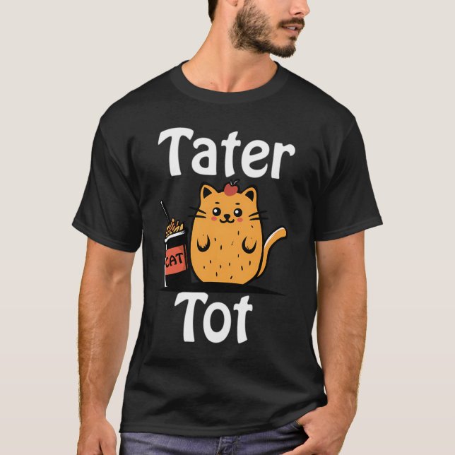 T-shirt Tater Tot Le Chat (Devant)