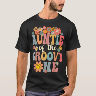 T-shirt Tatie Rétro Du Groovy Un Ensemble Familial Corresp