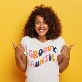 T-shirt Tatie Rétro Groovy 70s
