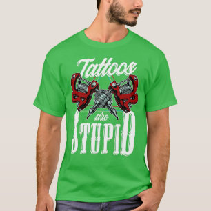 T-shirt Tatouage Artiste Corps Art Encre Parlant Shop Tatt