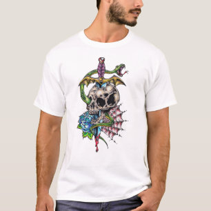 T-shirt Tatouage au crâne et au poignet