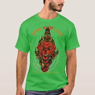 T-shirt Tatouage classique Muay Thai Elephant