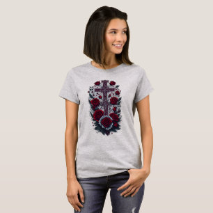 T-shirt Tatouage croix gothique 8