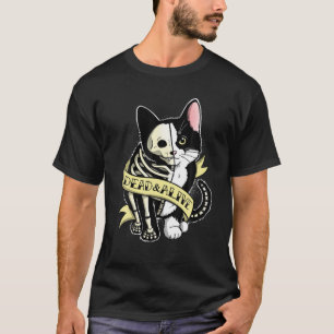 T-shirt Tatouage de chat Schrodinger