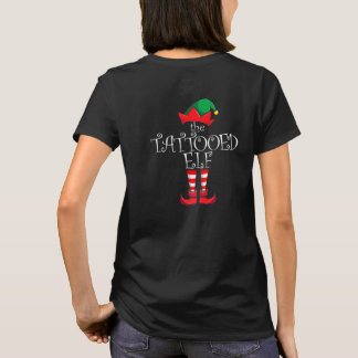 T-shirt Tatouage d'Elfène Correspondant au Pyjama de Noël