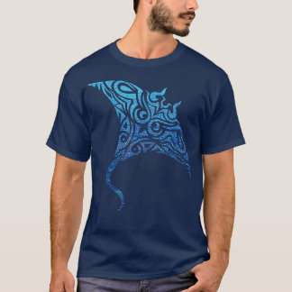 T-shirt Tatouage polynésien hawaïen de la tribu Manta Ray 