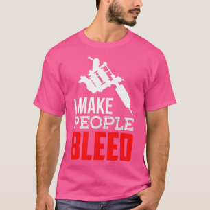 T-shirt Tatouage tatoué Je Fais Bleu Les Gens Tatouage Art