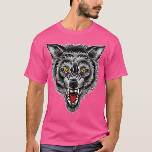 T-shirt Tatouage Wolf narquois traditionnel américain Tato