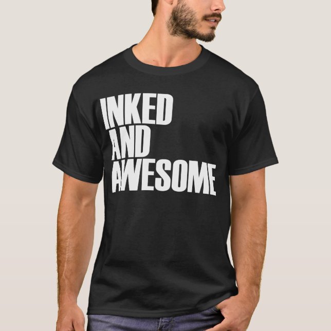T-shirt Tatouages encrés et impressionnants de | (Devant)