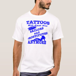 T-shirt Tatouages pas simplement pour des marins et des