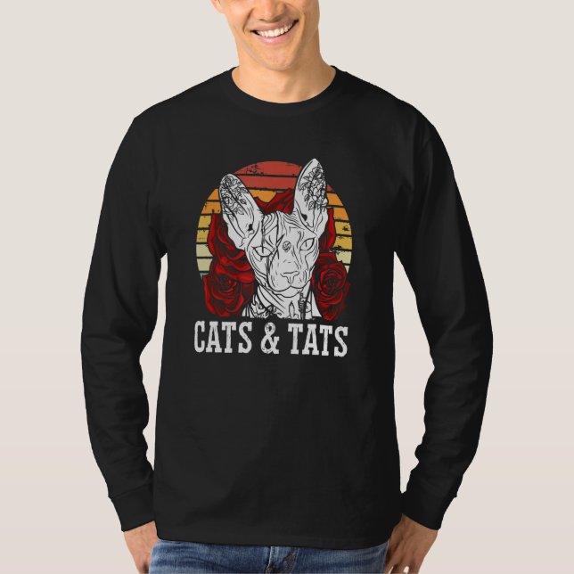 T-shirt Tattoo Artist Cat Art (Devant)