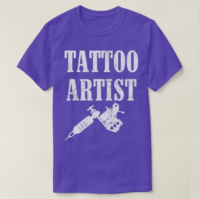 T-shirt Tattoo Artist Gift Ink Lovers  (Design devant)
