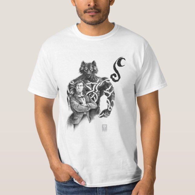 T-shirt Tattoo Werewolf (Devant)