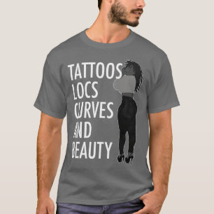 T-shirt Tattoos Locs Courbes et beauté