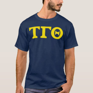 T-shirt Tau Gamma Theta Lettres - Navy
