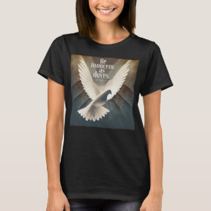 T-Shirt Taube des Friedens, Matthäus 10,16