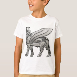 T-shirt Taureau à ailes par Babylonien Lamassu