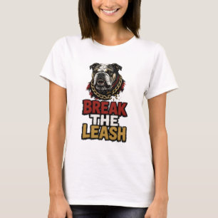 T-shirt Taureau Angry Bulldog Graphique Libéré