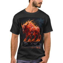 Taureau de feu mythique