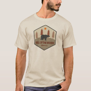 T-shirt Taureau De L'Oregon Wilderness Bois