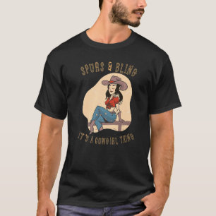 T-shirt Taureau de rodéo à cheval Élevage de bétail Agricu
