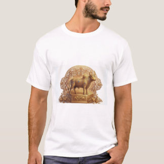 T-shirt Taureau doré sacré