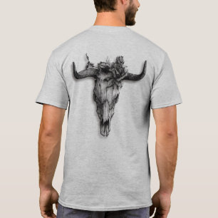T-shirt Taureau et Rose (arrière)