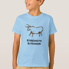 T-shirt Taureau Force et chemise d'honneur Brown