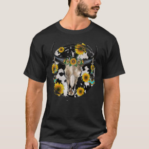 T-shirt Taureau Léopard Tournesol Ouest