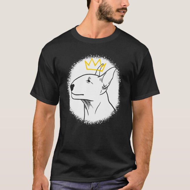 T-shirt Taureau minier avec couronne (Devant)